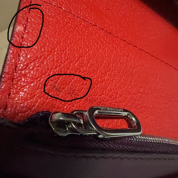 Authentic Burberry D-ring Grainy Leather Continental Wallet - Picture 5 of 9